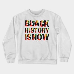 Black History Month Afro Melanin Black Women Crewneck Sweatshirt